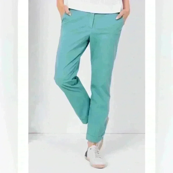 J Crew Mens 29x32 Classic Fit Teal Casual Pants - Picture 1 of 7